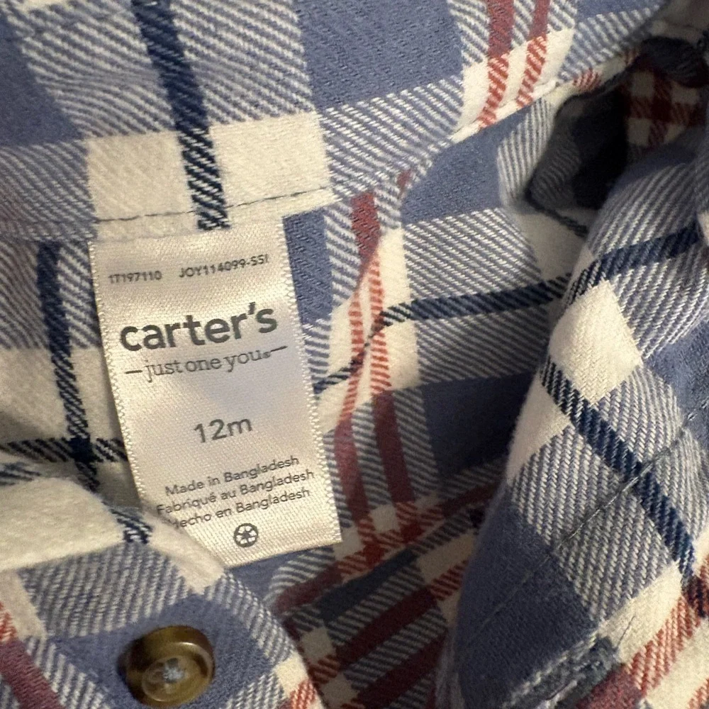 Carter's Navy Corduroy Pull-On Pants with Drawstring
